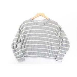 NWOT Lush striped flowy long sleeve shirt womens small casual normcore boho chic